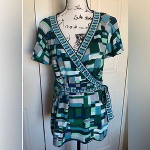 BCBGMaxAzria Wrap Style Top